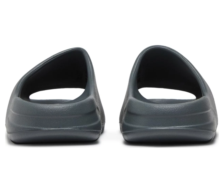 Grey yeezy slides hot sale