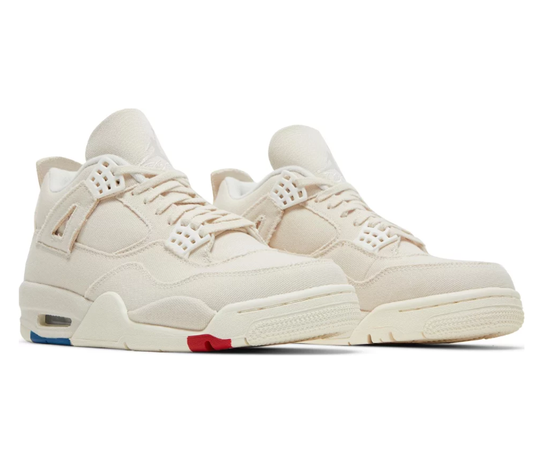 Jordan retro 4 white sales womens