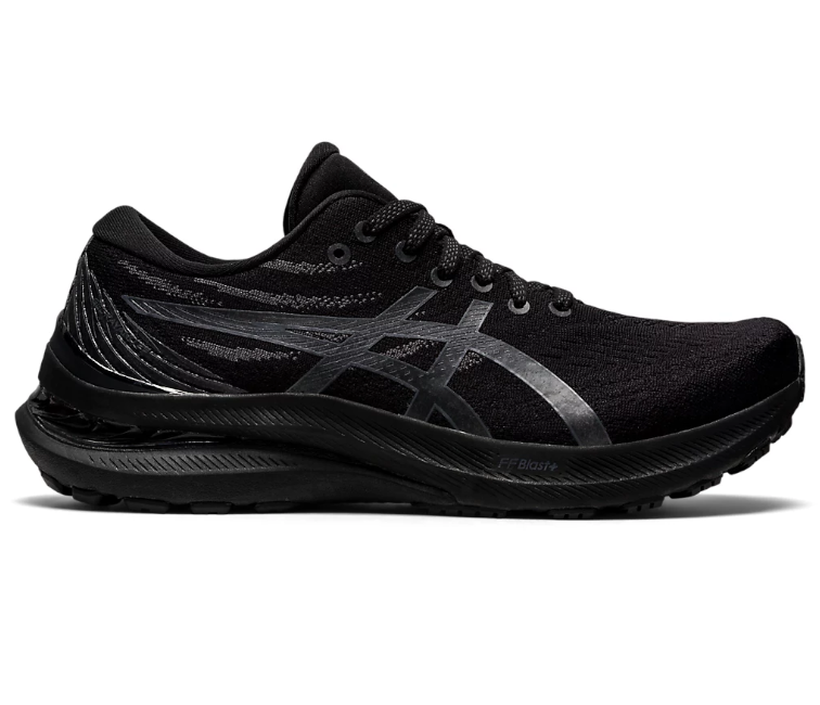 Solid black womens asics hotsell