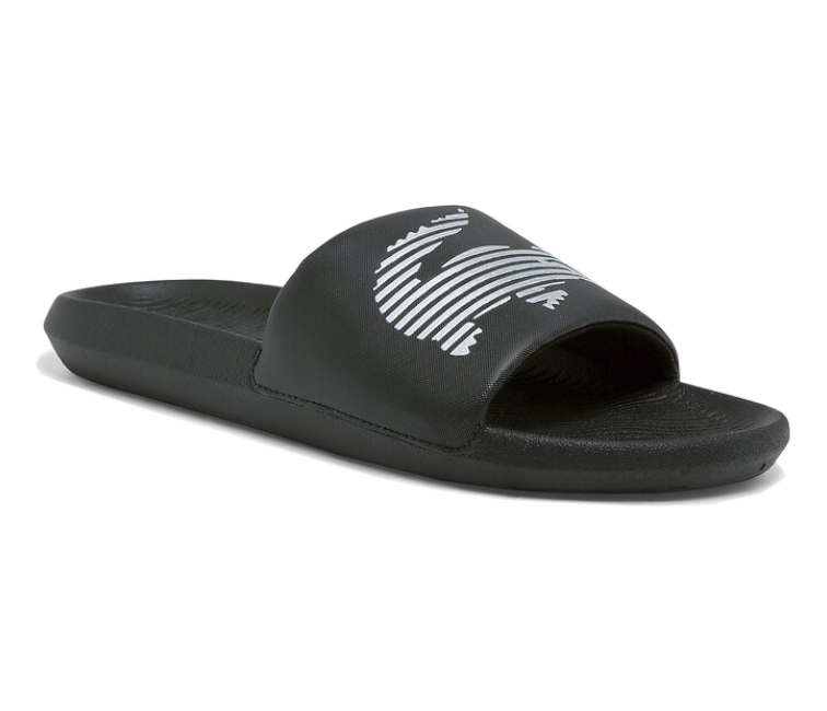 Lacoste Slide 0321 1 CMA (Black/Silver) – ShoeGrab