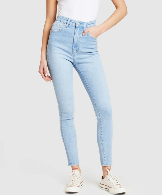 Lee Hi-Licks Crop Jeans (Strike a Chord Blue)