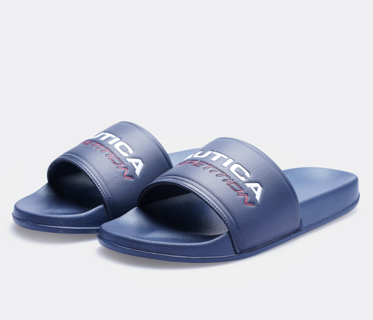 Men's Nautica Competition Grappo Slide (Navy) - Main Image