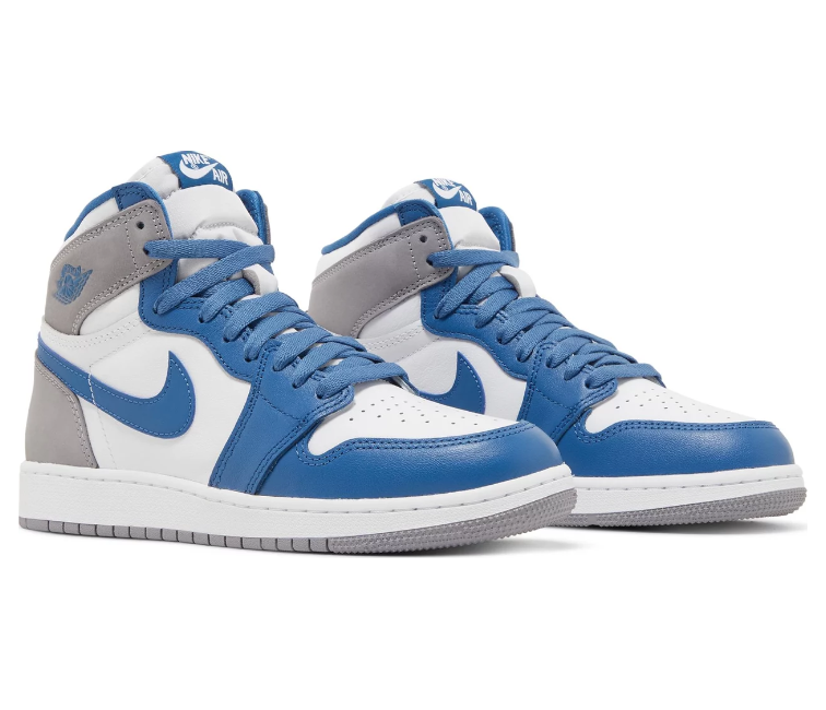 GS Nike Air Jordan 1 High OG (True Blue) – ShoeGrab