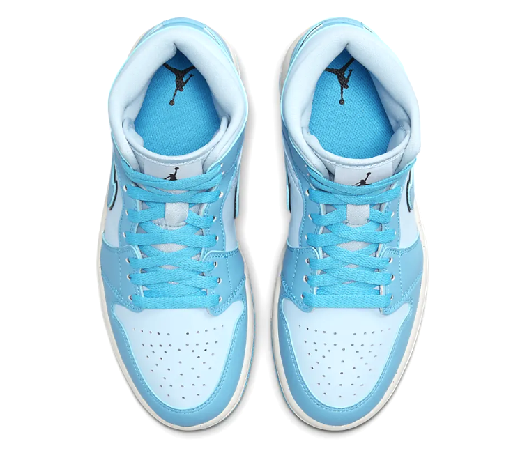 Women's Nike Air Jordan 1 Mid SE (Ice Blue) – ShoeGrab