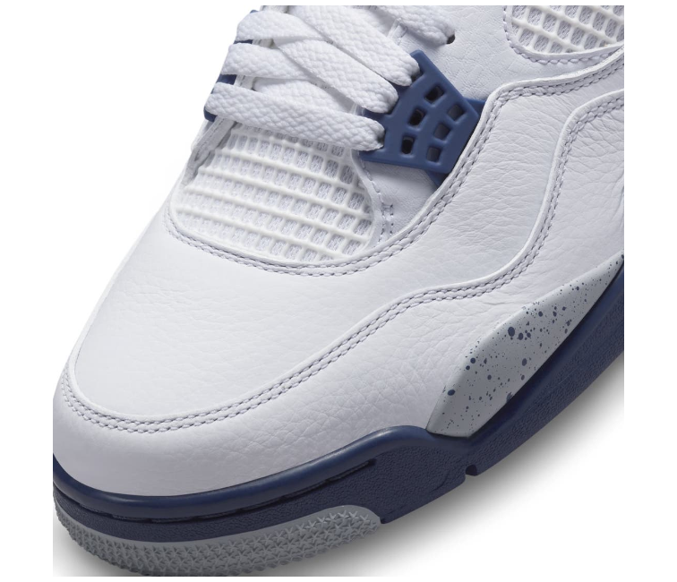 Mens Nike Air Jordan 4 Retro (Midnight Navy) – ShoeGrab
