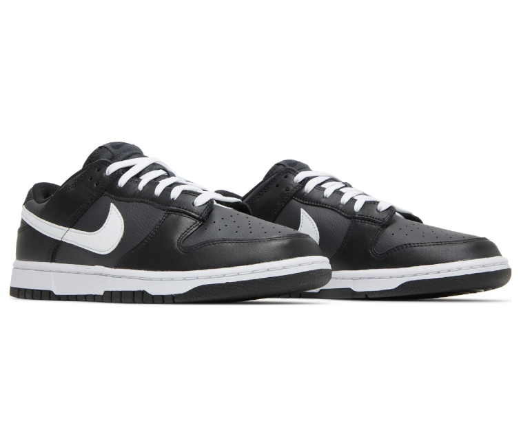 Men s Nike Dunk Low Retro Black White ShoeGrab