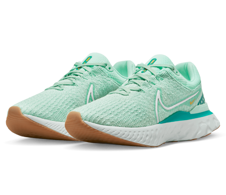 Nike React Nike Flyknit Mint Green Women's Nike React Infinity Run