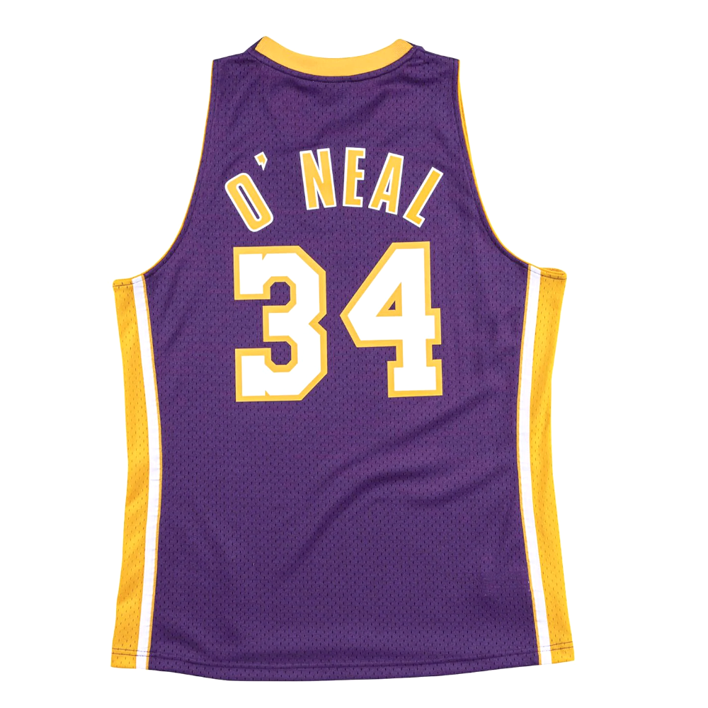 Mitchell & Ness NBA Los Angeles Lakers Shaquille O'Neal 1999 Swingman Home  Jersey