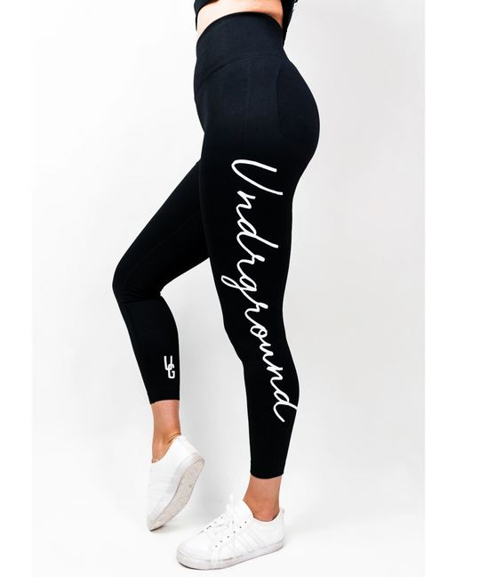 UNDRGROUND Booty Shaper Scrunch Tights (Black)