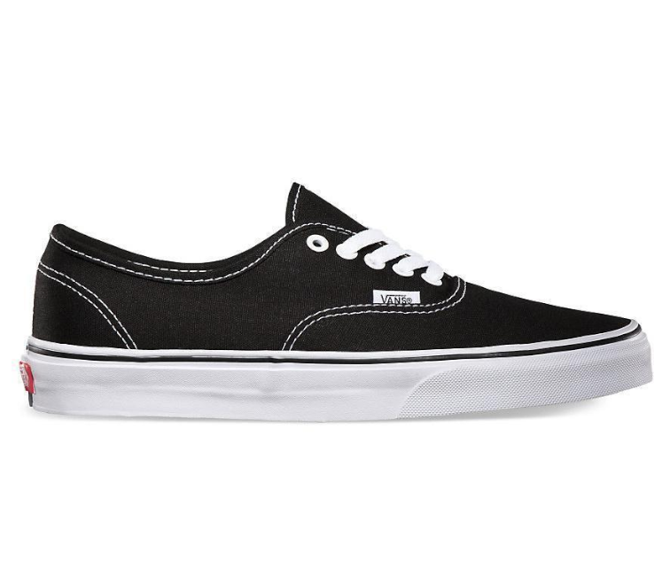 Vans Authentic (Black/White) – ShoeGrab