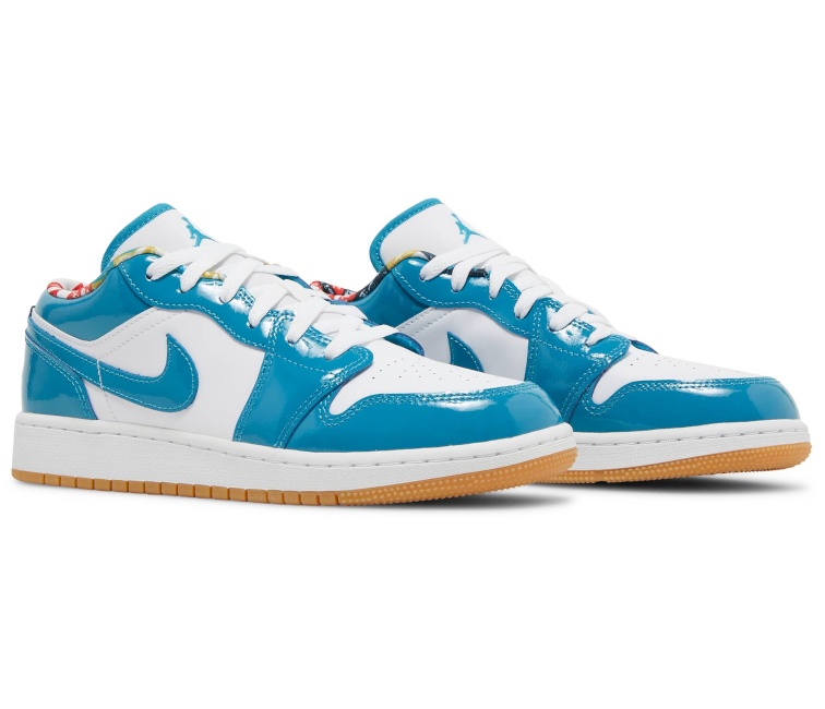 GS Nike Air Jordan Low SE (Cyber Teal) at ShoeGrab
