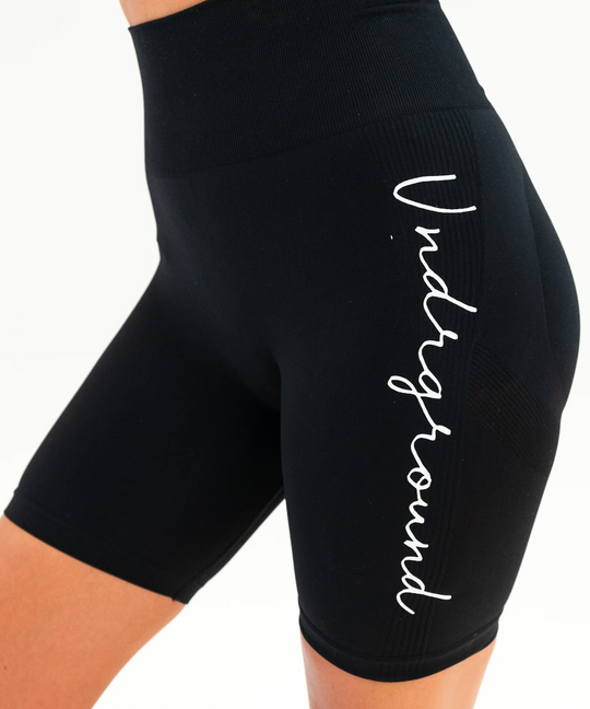 UNDRGROUND Booty Shaper Bike Shorts (Black)