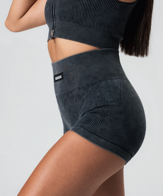 UNDRGROUND Ribbed Shorts (Black)