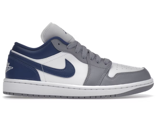 Women's Air Jordan 1 Low (Stealth Grey/French Blue)