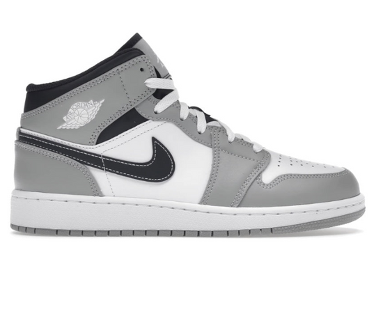 GS Nike Air Jordan 1 Mid (Smoke Grey)