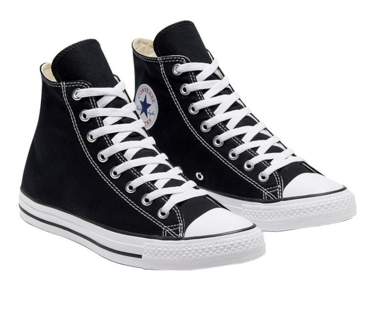 Men's Converse Chuck Taylor High Tops (Black/White) – ShoeGrab
