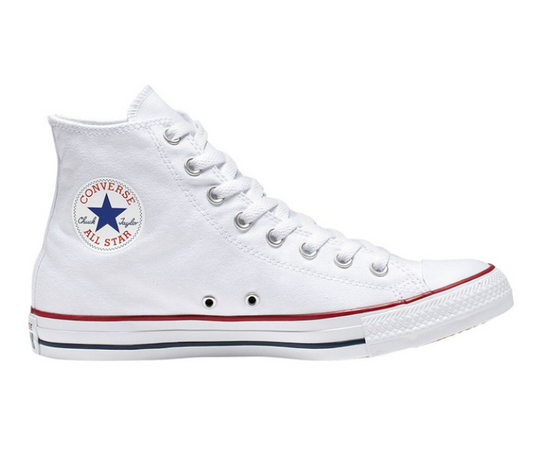 Men's Converse Chuck Taylor High Tops (White/Red/Blue)
