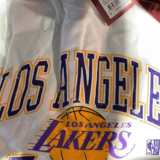 LA Lakers Team Up Vintage (Faded White)
