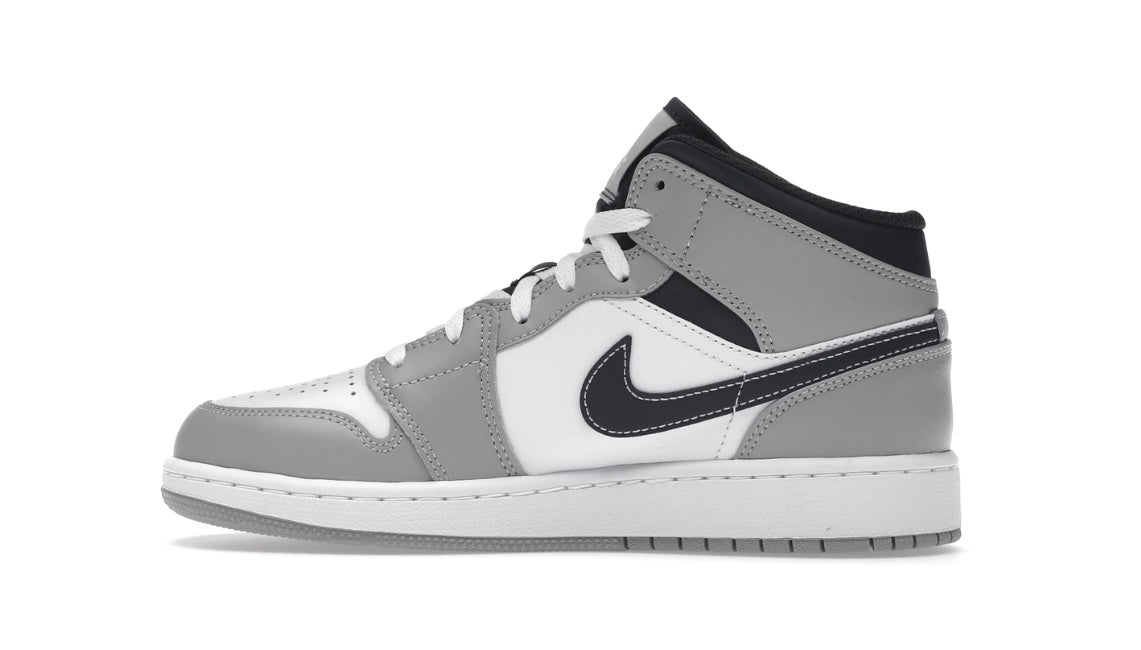 GS Nike Air Jordan 1 Mid (Smoke Grey) – ShoeGrab