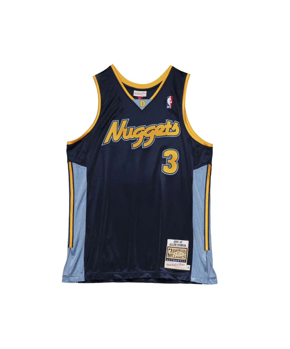 Official Denver Nuggets Allen Iverson 2006 07 Home Authentic