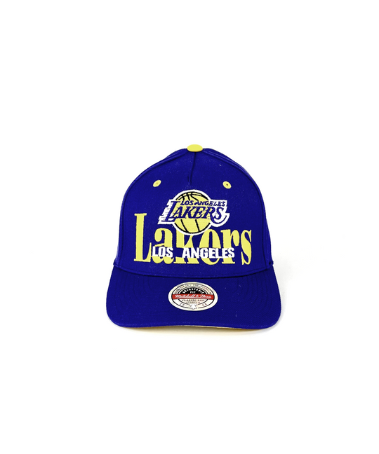LA Lakers Team On Top Snapback Hat by Mitchell & Ness
