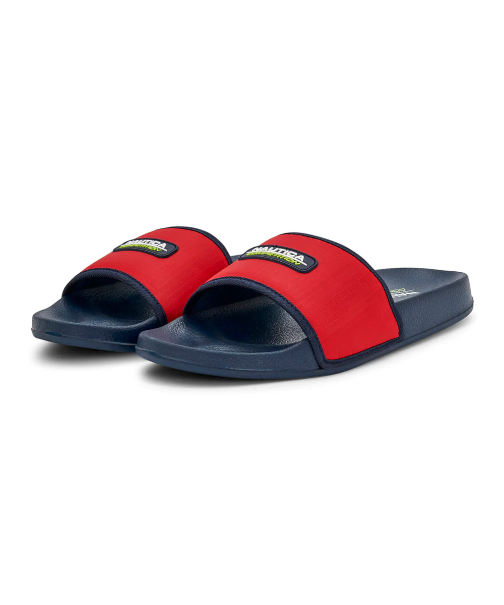 Nautica discount slides blue