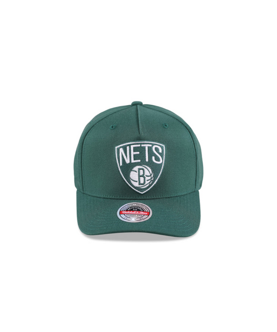 Brooklyn Nets Dark Green Snapback Hat by Mitchell & Ness