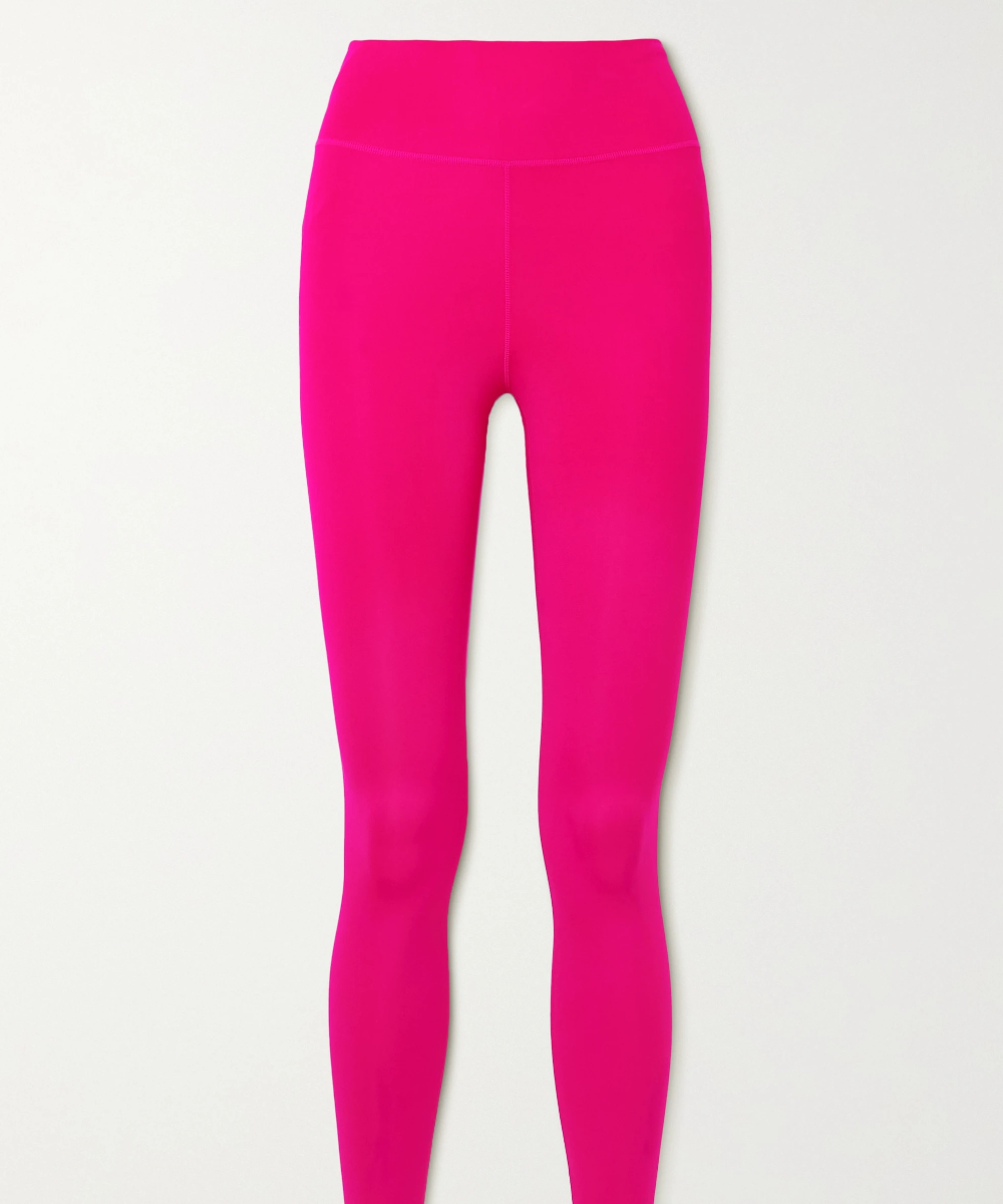 Nike neon top pink tights