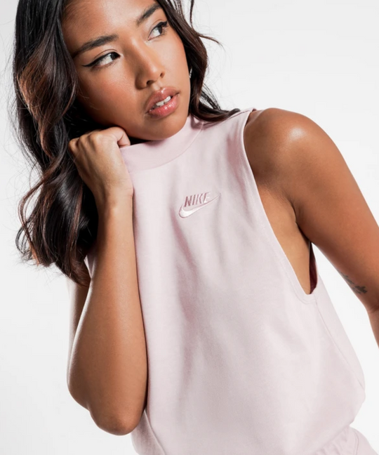 Nike Sportswear Sleeveless Jersey Tunic (Plum Chalk)