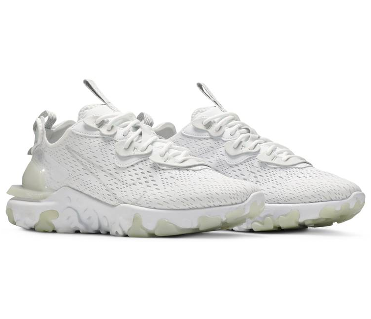 mens nike react vision white