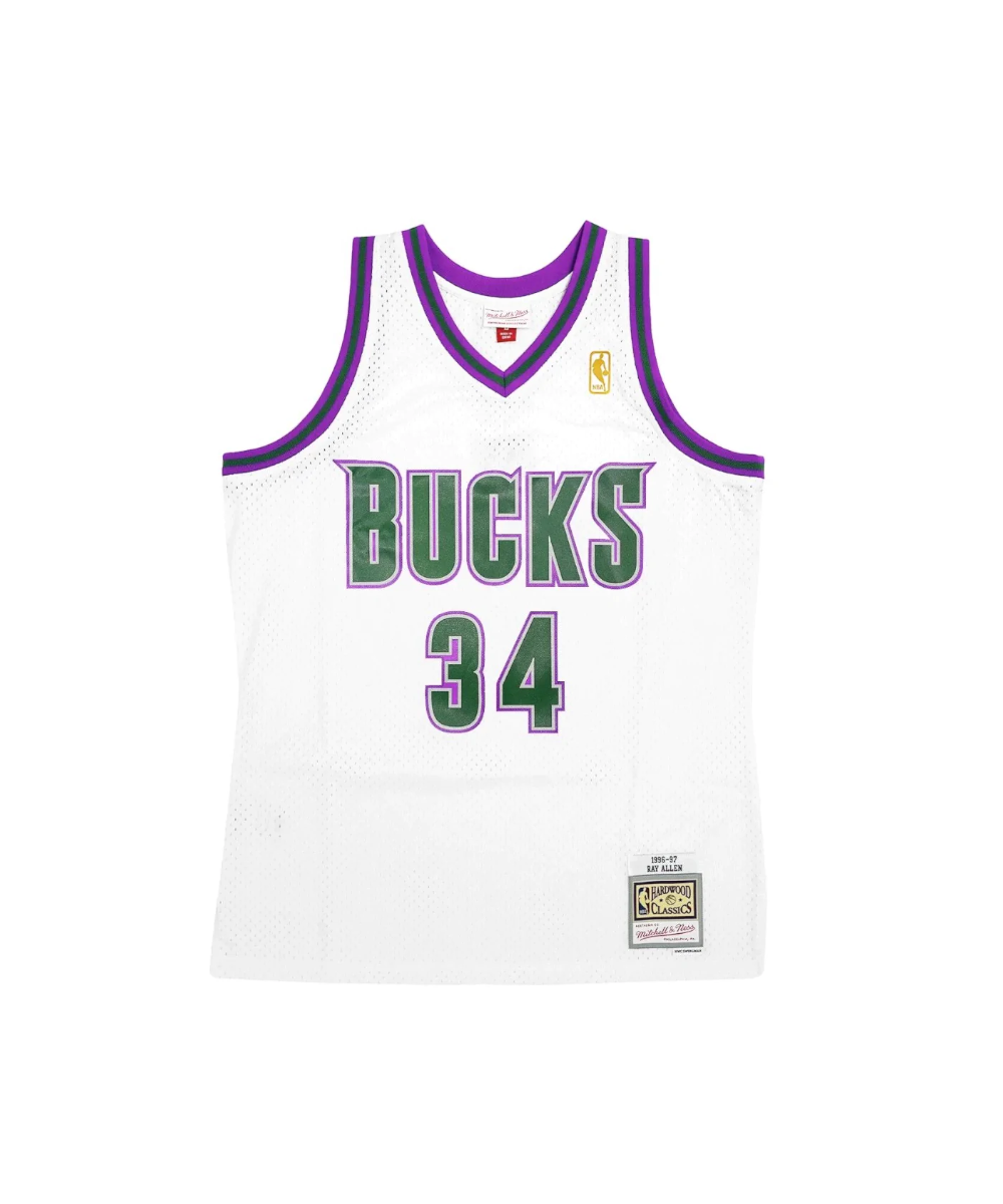 Milwaukee Bucks Ray Allen '96 Swingman Jersey – ShoeGrab