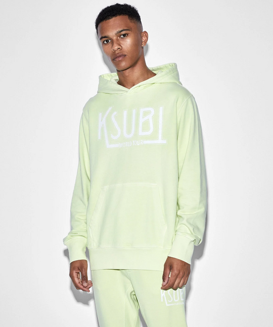 Ksubi Ticket Kash Hoodie Acid (Green)