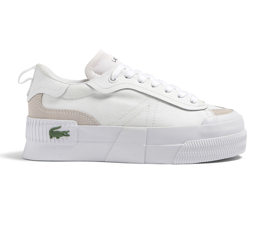 Women's Lacoste L004 Platform 123 1 CFA (White)
