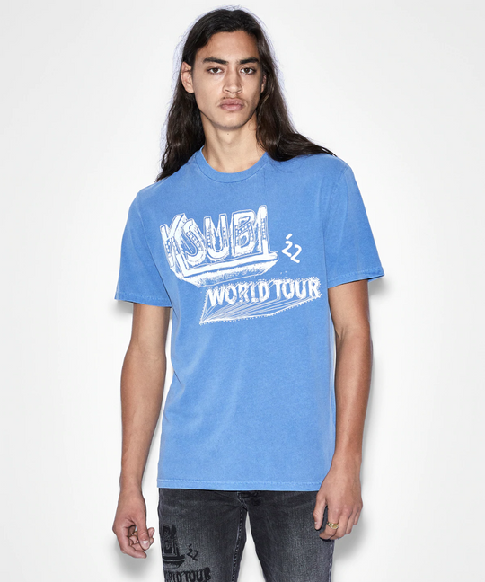 Ksubi Cities Kash SS Tee (Atlantic Blue)
