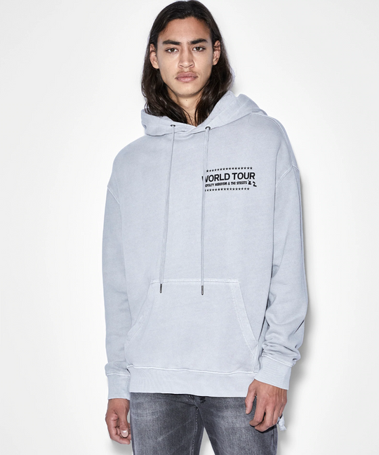 Ksubi Paste Up Biggie Hoodie Moon (Grey)