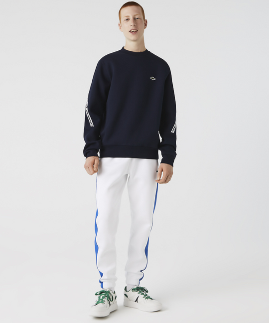 Lacoste Active Tape Crew Neck Sweater (Navy)