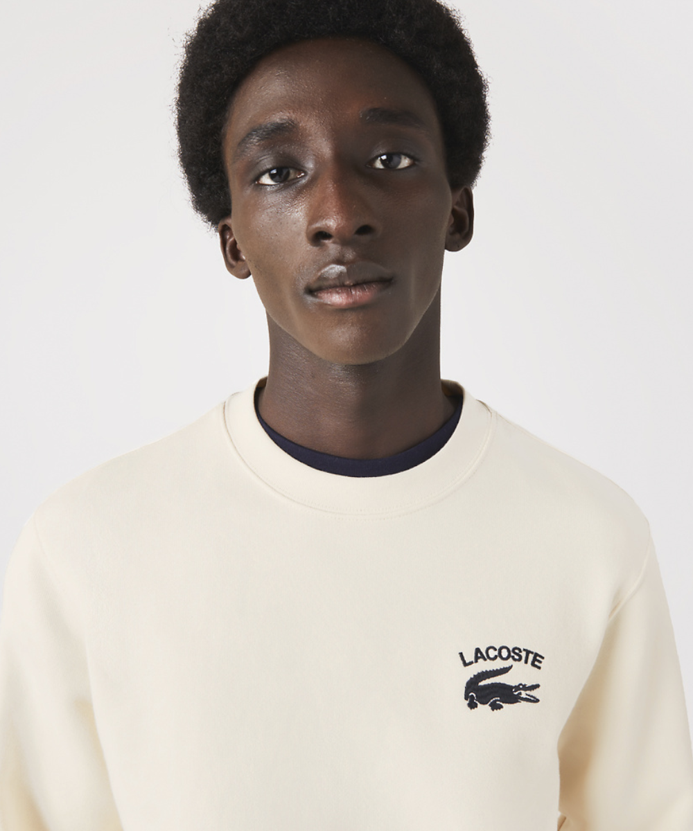 Lacoste 2025 white sweater