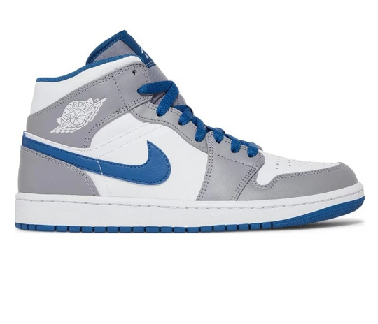 Mens Nike Air Jordan 1 Mid (Cement Grey)