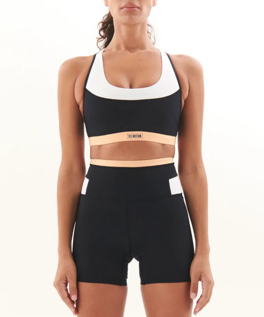 P.E Nation Progression Sports Bra (Black)