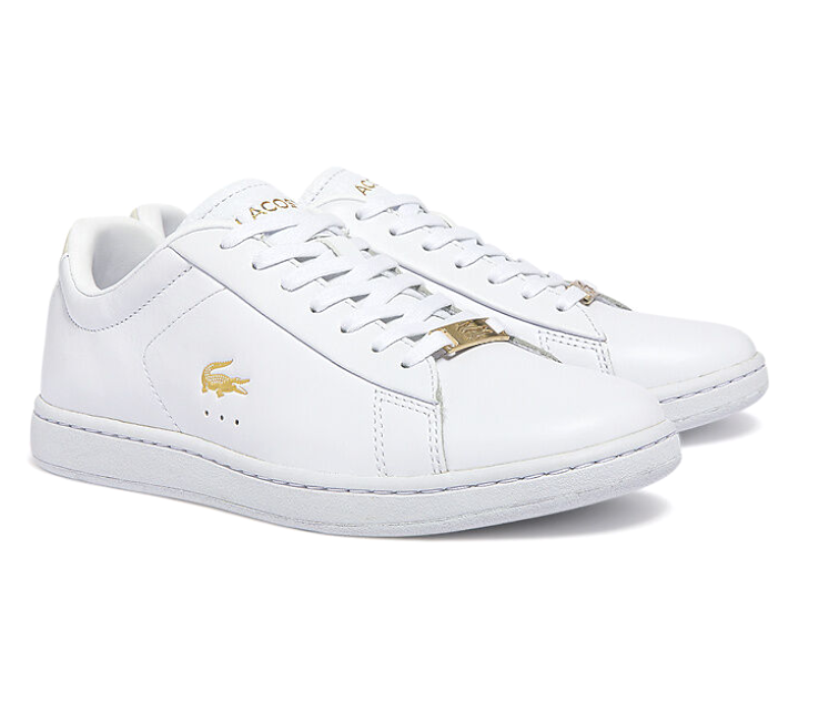 Womens lacoste carnaby weave 2025 athletic shoe