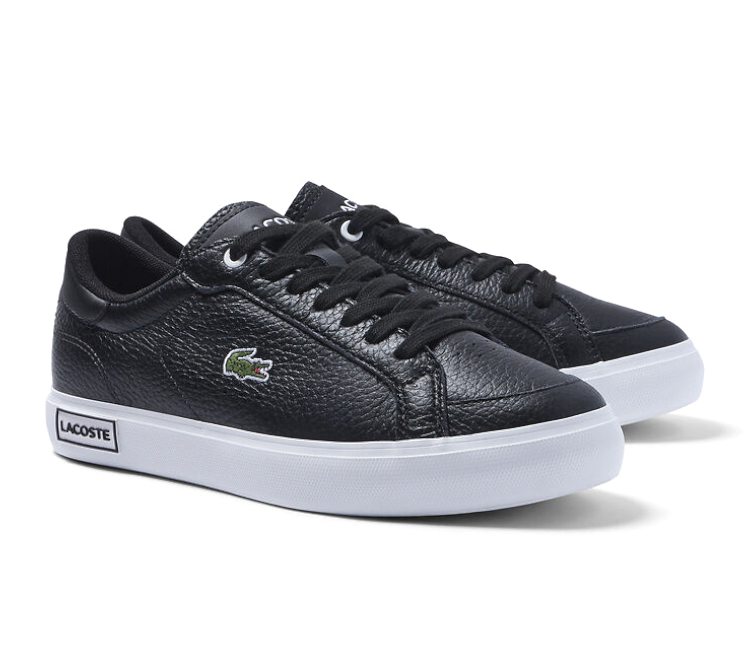 Lacoste shoes women black sales