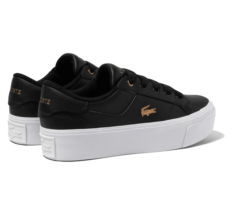 Women's Lacoste Ziane Platform 123 CFA (Black/White)