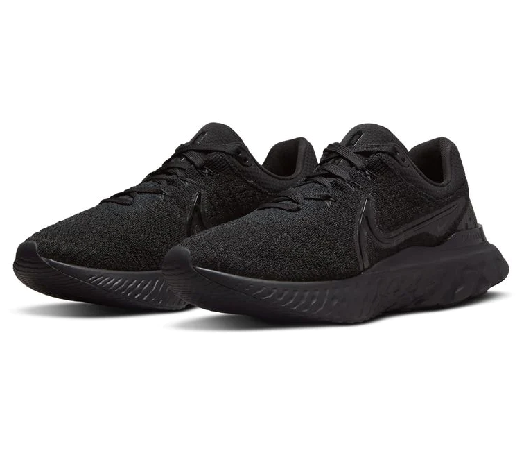Nike epic react sales triple black womens
