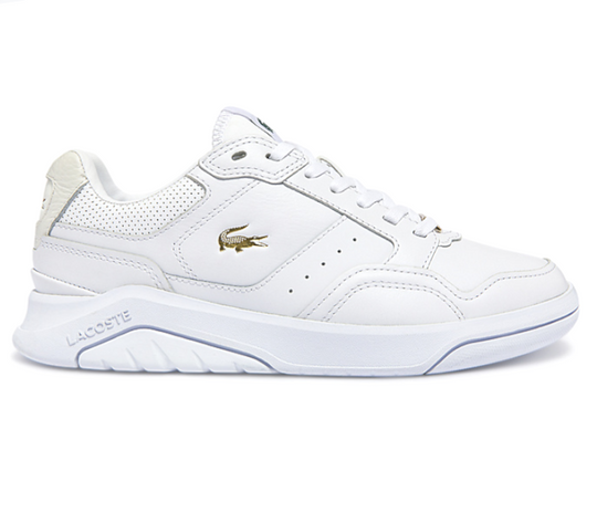 Women's Lacoste Game Advance Luxe (White/Gold)