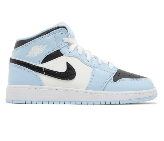 GS Nike Air Jordan 1 Mid (Ice Blue)