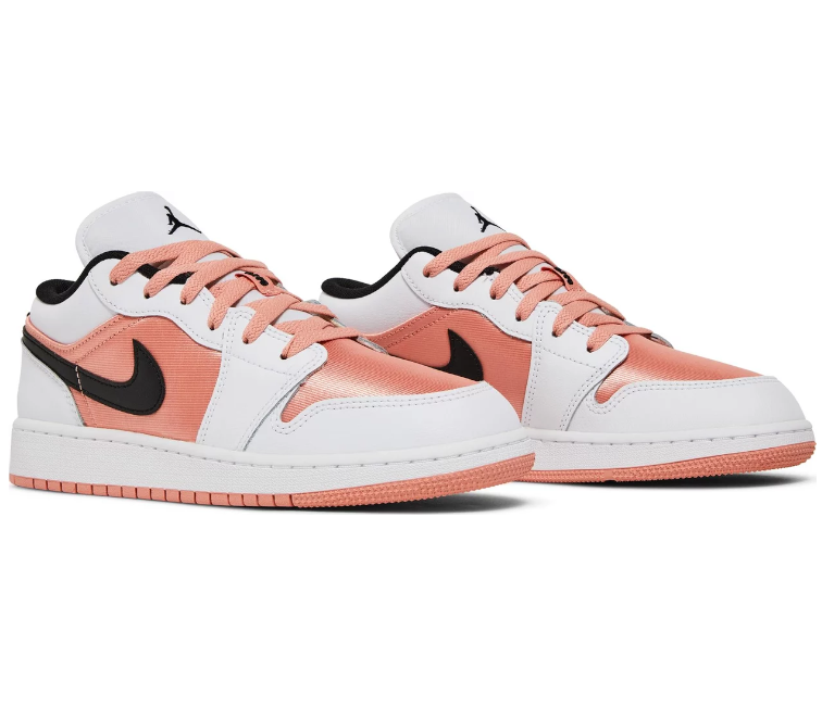 GS Nike Air Jordan 1 Low White Peach