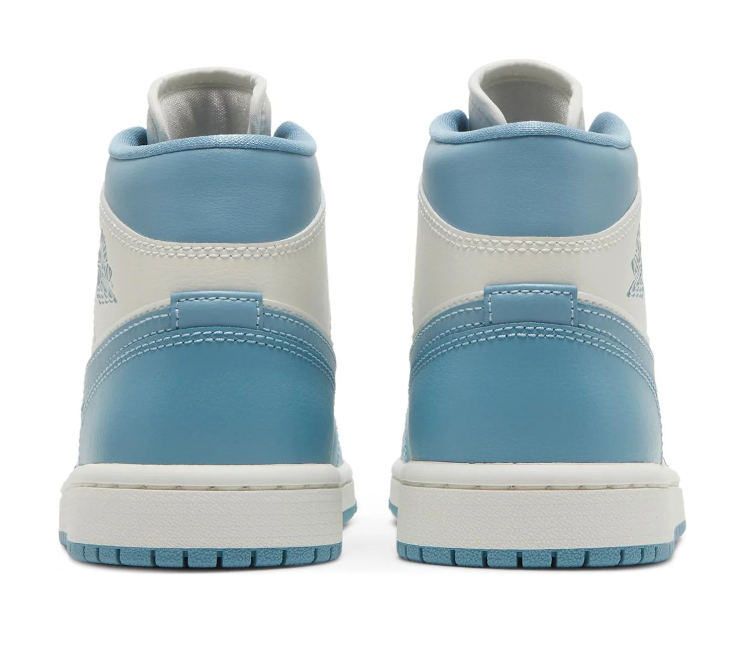 Women s Nike Air Jordan 1 Mid UNC Sail Blue