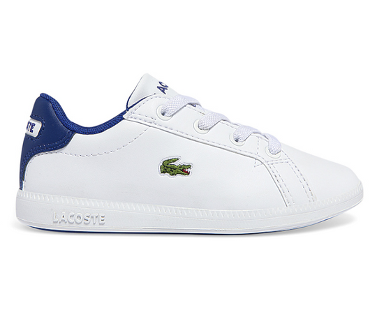 Toddlers Lacoste Graduate 0722 SUI (WHT/BLU)