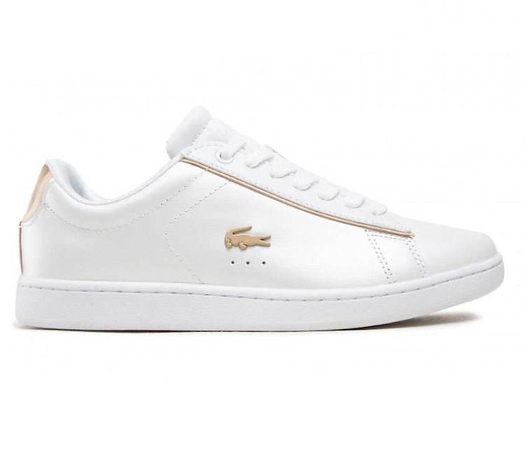 Lacoste carnaby evo sales rose gold sneakers
