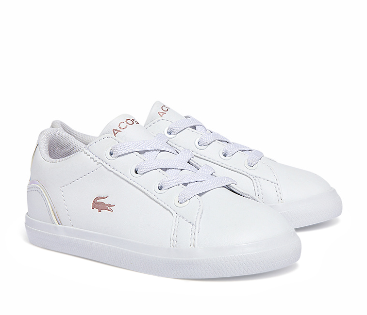 Toddlers Lacoste Lerond 0921 1 CUI WHT LT PNK